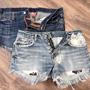 Lucky Brand Distressed Denim Shorts